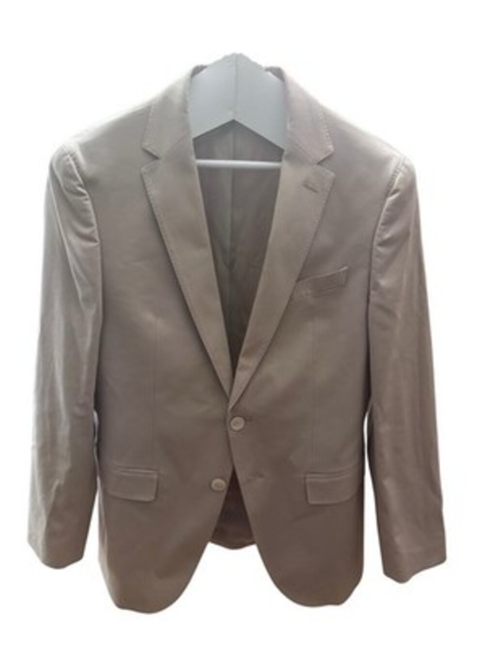 Hugo Boss Blazer Men’s 36S Beige Cotton Sport Coat Two Button Slim Fit Jacket